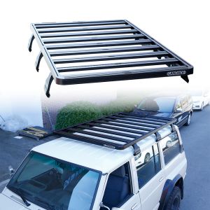 Black Aluminum Alloy Roof Rack for Y60 Universal Design for All Vehicles Easy