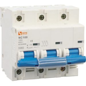 Electric D Curve Circuit Breaker 400 Volt Double Pole Circuit Breaker