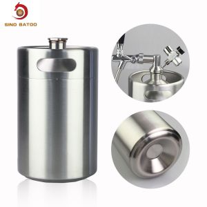 Home Brew 5L Single Wall Pressurized Growler Tap System