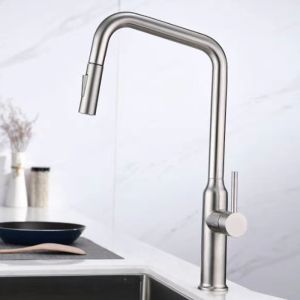 2 Mode Sprayer Single Lever Bar Faucet OEM Extendable Mixer Taps Kitchen