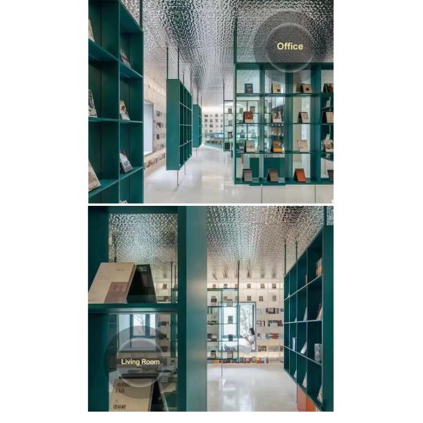 Water Ripple Panel 1220*2440*5/8mm Flame Retardant Bamboo Charcoal Wood Eco-Friendly 3D Water Ripple Bamboo Charcoal Wood Veneer For TV Background