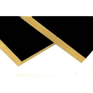 Soundproofing stonewool Insulation Board Faced With Black Glass Tissue