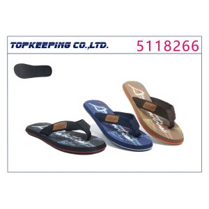 China Summer Men Rubber Slipper Reef Anti Bacterial Thong SLipper EVA on sale
