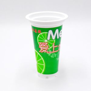 Cheap Biodegradable 300ml Plastic Yogurt Cup Single Serve 9.16g for sale