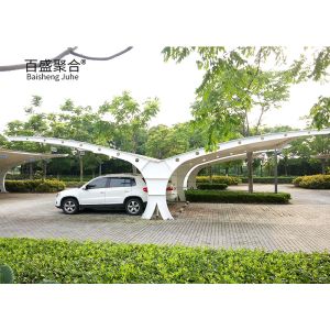 Steel Frame Structures Heat Treated Frame PVDF/PTFE Sail Finishing Insulated