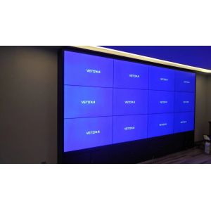 Seamless 55 Inch Video Wall , 4x4 Video Wall 60000 Hours Life Custom Stitching