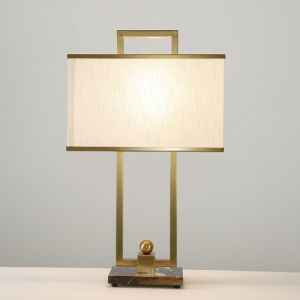 Marble Base Fabric Bedlamp