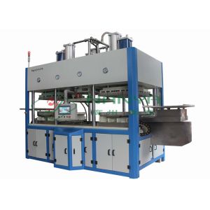Fully Automatic Tableware Making Machine , Paper Pulp Molding Equipment 3000Pcs