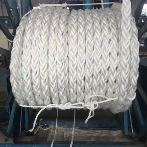 8 Strands Polypropylene Marine Ropes PP Floating Mooring 48mm