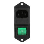3 In 1 Power Entry Module Filter Solder Lug Terminal IEC Inlet Emi Filter YB11C3