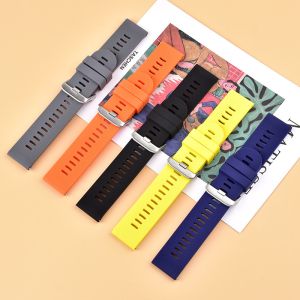 20 22 24mm Silicone Rubber Watch Strap Bands With Quickle Release