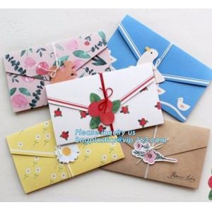 Professional Custom Greeting Kraft Packaging Paper Envelope With High Quality