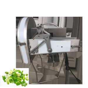 150KG/H Vegetable Processing Equipment / Desktop Restaurant Green Onion Chili