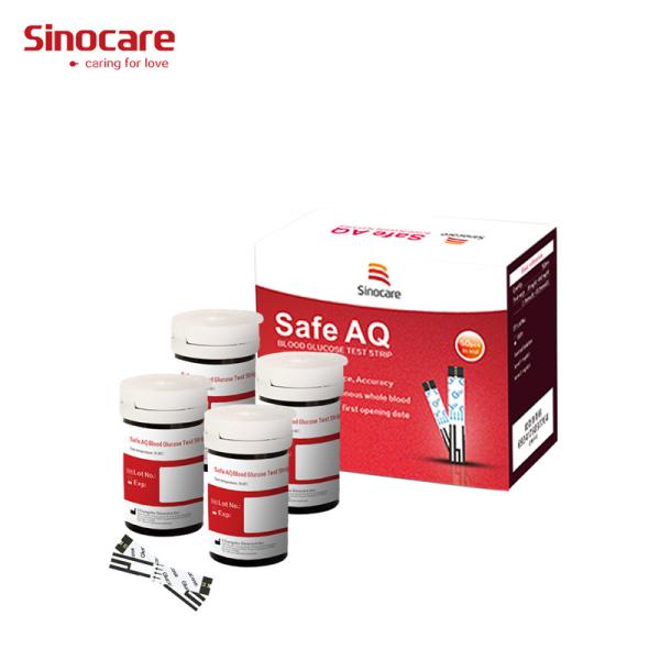 Maltose Blood Glucose Strips Light Warning Automatic Applying Blood Sample