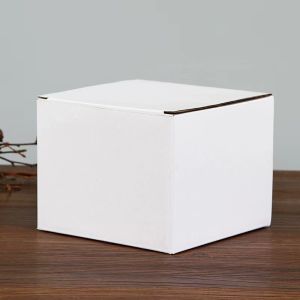 250gsm White Cardboard Boxes 12x12x12cm 24x24x24cm 10.3x10.3x11cm