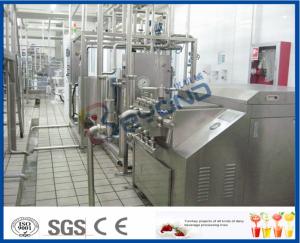 Multifunctional 5000LPH  Milk Processing line with pasteurized milk , UHT, cream and butter