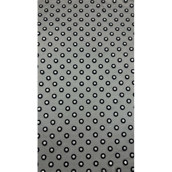 Tulle Diamond Mesh Lace Fabric Customized Design for Elegant Leafy Party For