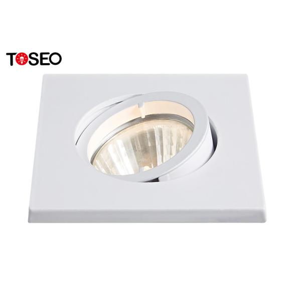 Quality Adjustable Square Ceiling Spotlights Recessed Gu10 Downlight Fixtures wholesale