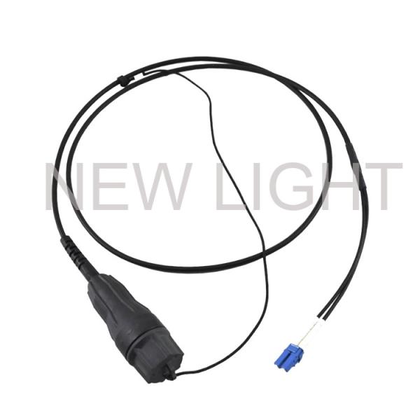 Quality SM / MM Outdoor Optical Fiber Patch Cord FULLAXS Connector Corrosion Resistant wholesale