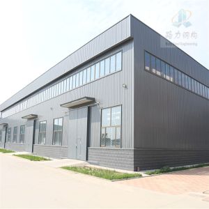 Prefab Steel Structure Warehouse with H-Section Beams and Sandwich Panels