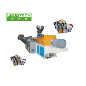 Cheap Twin Screw WPC Plastic PVC , PP , PE Profile Production Line / Profile Machine for sale