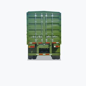 40FT Versatile and Reliable Drop Side Rail Wall Flatbed Semi-Trailer with 2