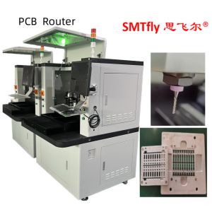 Cheap 1.5KW 60000RPM 3.5mm CEM PCB Depaneling Router Machine V Groove for sale