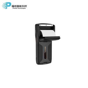 Handheld PDA 2D barcode scanner handheld terminal with 58mm label printer