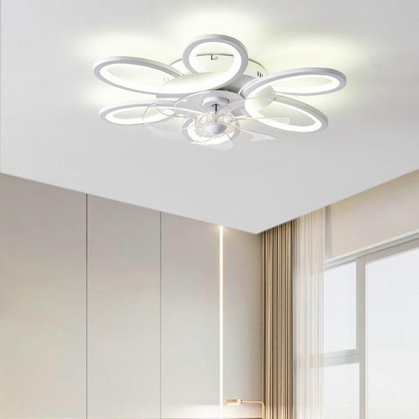 wholesale Modern Smart WiFi Remote Control Fan Light , LED Ceiling Music Speaker