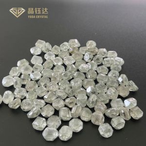 3ct 4ct HPHT Lab Created Colored Diamonds Greentinch Brown