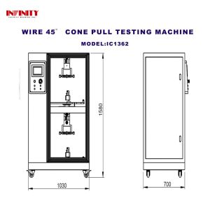 Factory Wire Pull Tester Electricity KICK Tensile Yank Test Station High