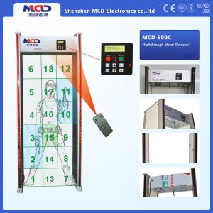 3 x 6 Cells 18 Zone Archway Metal Detector , Walk through metal detector LCD