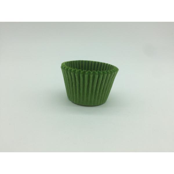 Spinach Color Green Cupcake Wrappers , Disposable Cupcake Baking Cups Muffin Cupcake Liners