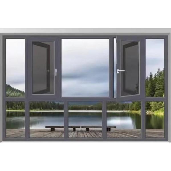 Quality Custom Aluminium Casement Windows for Office Buildings Superior Soundproof and Insulation wholesale