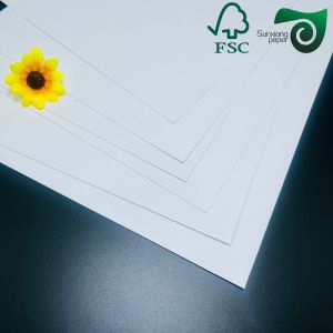 China Trademark Grade FSC C2S Art Paper 180gsm, Double Side Coated Virgin Wood Pulp on sale