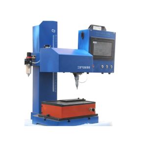 China Desktop Design Dot Peen Pneumatic Metal Stamping Machine High Engraving Speed on sale