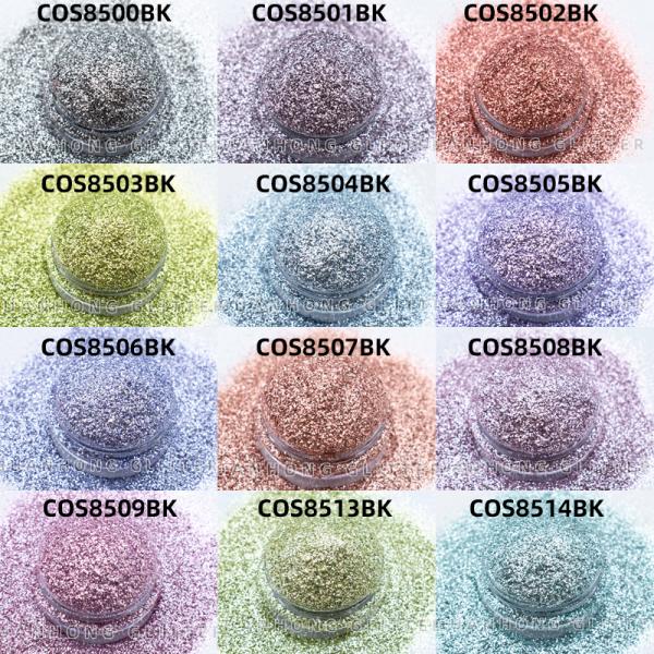 Novel PET Hexagonal Cosmetic Glitter Powder for Body and Face Makeup Professionally Unknown EINECS No. Acceptable OEM/ODM