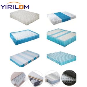 High Strength Metal 1.8 2.0mm Pocket Spring Coil 7 Inch Height Mattress Pocket