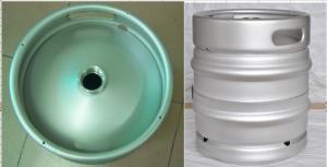 Cheap Customized Thickness 30L Draft Beer Keg With Hard Top And Bottom Skirt for sale
