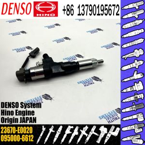 0950006612 DENSO Diesel Injector 23670-E0020 For HINO Engine