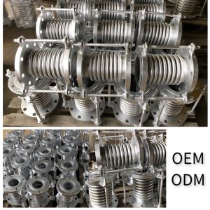 Pump And Valve Connection With Tie Rod Stainless Steel Flange Expansion Joint