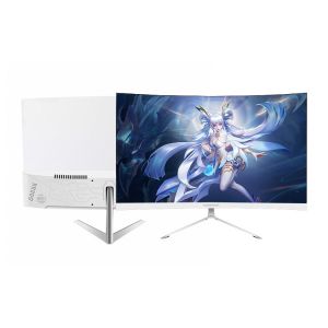 Super Thin Slim Desktop LED LCD Curved Screen Monitor 32'' Full HD With Speaker