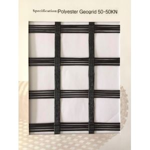 Black Ground Stabilisation Mesh Fiberglass Geogrid for Cement Pavement