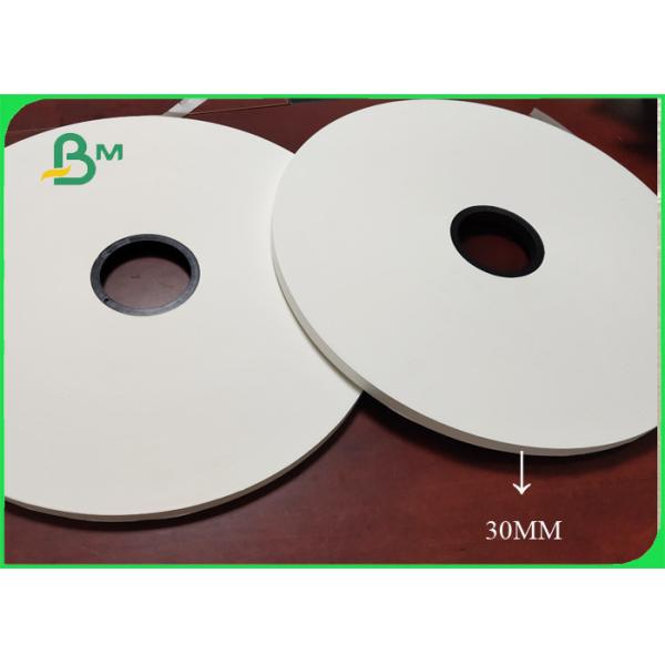 Quality 26gsm / 28gsm White Color Cigarette Paper Width 30mm 32mm No Harm To Human wholesale
