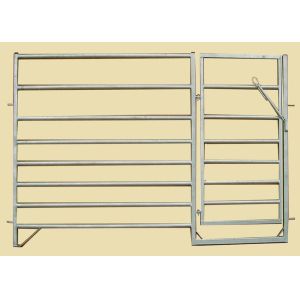 Galvanized Square Tube Livestock Fence Panel With 40X40MM For 1.5MM thickness