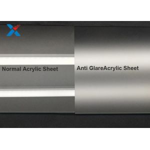 Anti Glare Scratch Resistant Acrylic Sheet with Reflective Coating