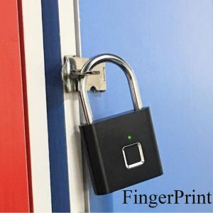Intelligent Smart Lock Fingerprint Padlock Zinc Alloy Material