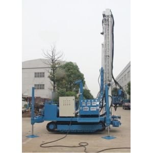China ISO Water Well Machine Well Drilling Rig 6m Drill Rod One Time Hydraulic System on sale