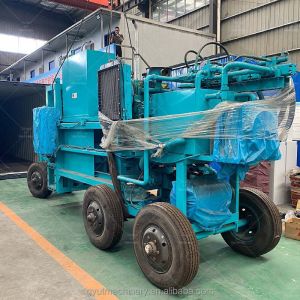 Full Automatic Baler Dry Hay Straw Press Machine for Wheat Rice Hull Bagging 1700 KG