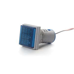 22mm Round Current Voltage Frequency Multi function Indicator Light